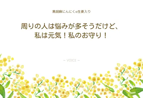 70代　女性　周りの人は悩みが多そうだけど、私は元気！私のお守り！
